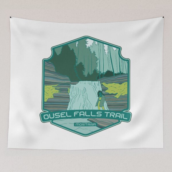 Item preview, Ousel Falls Trail – Montana hiker designed and sold by Moritz Schwäble.