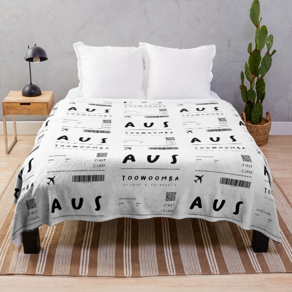 Item preview, Toowoomba | Plane Ticket Design | Traveling | Tourists designed and sold by RM-Journey.