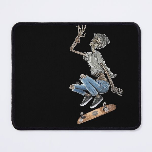 Item preview, Halloween Skateboarder Kickflip Skeleton Art designed and sold by oz10.
