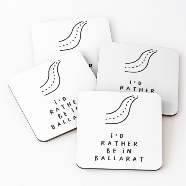 Item preview, I'd Rather be in Ballarat | Typography Design | Minimalist Aesthetic designed and sold by RM-Journey.
