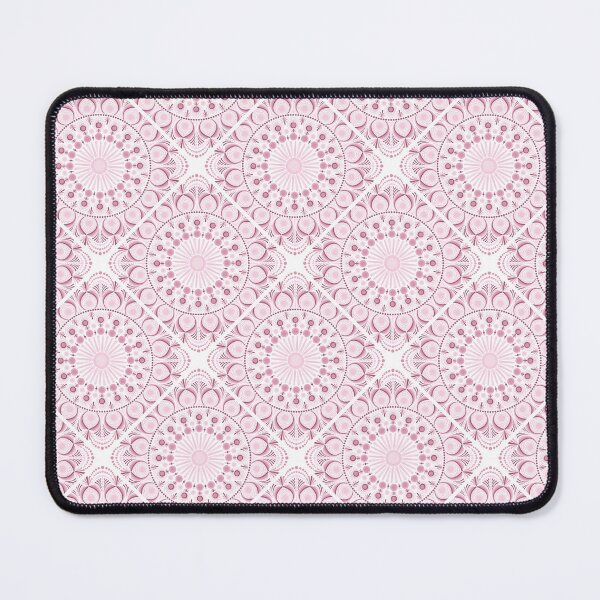 Item preview, Dusky Rose Confetti Lace Dot Mandala Diamond Tile designed and sold by Triplicate Limited.