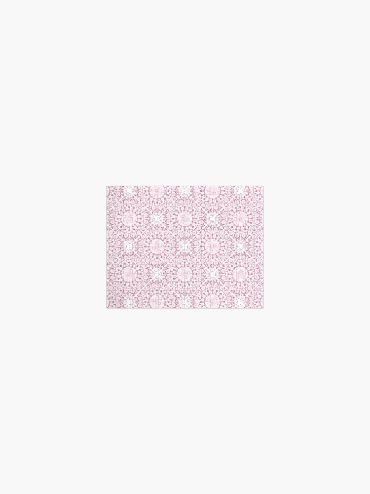 Jigsaw Puzzle, Dusky Rose Confetti Lace Dot Mandala Diamond Tile designed and sold by Triplicate Limited