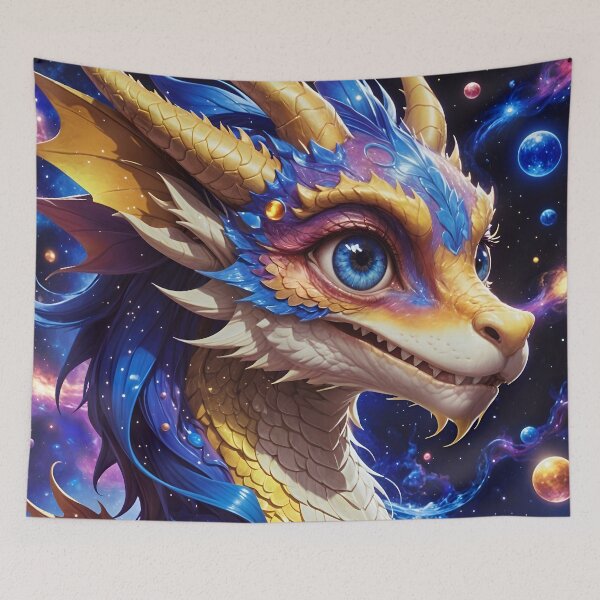 Item preview, Cute Magical Anime Kawaii Galaxy Dragon designed and sold by TheArtOfPat.