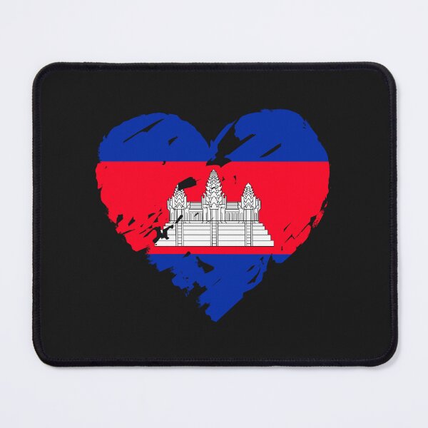 Item preview, I Love Cambodia Flag Design designed and sold by DreamBrushy.