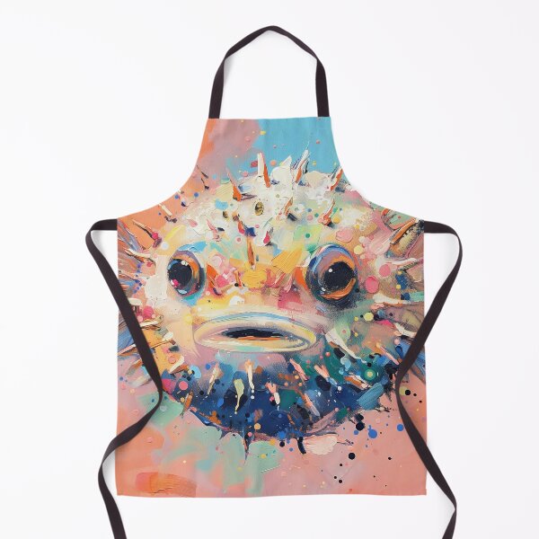 Item preview, Pufferfish in Bright Modern Colors designed and sold by RiverwoodGiftCo.