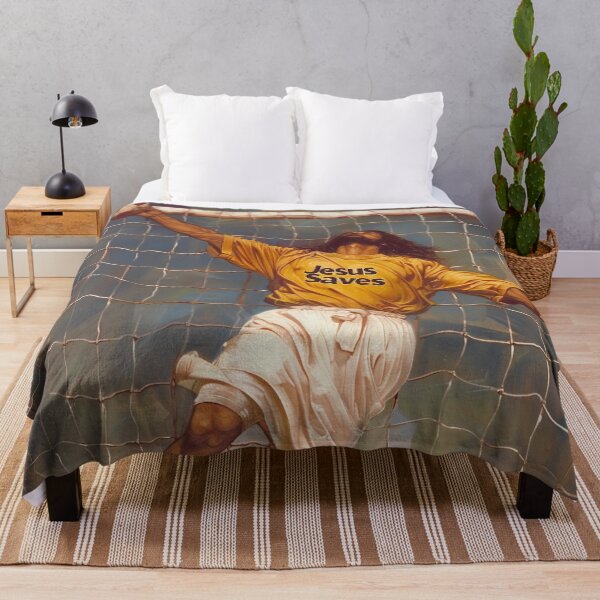 Item preview, Jesus Saves (football goal) designed and sold by Brendon987.