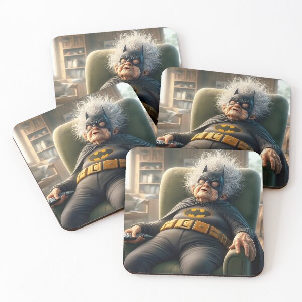 Item preview, Elderly Superheroes 06 - Napping on the Couch - Hilarious AI Art: designed and sold by LoopLooArt.