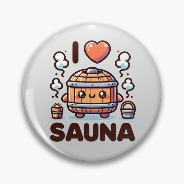 Item preview, Me encanta la sauna Sauna Freak Lover Junkie Saunamaster designed and sold by SOUDESIGN-vibe.