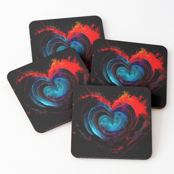 Item preview, Multicolor fantasy heart 4 designed and sold by GRACIART-FR.