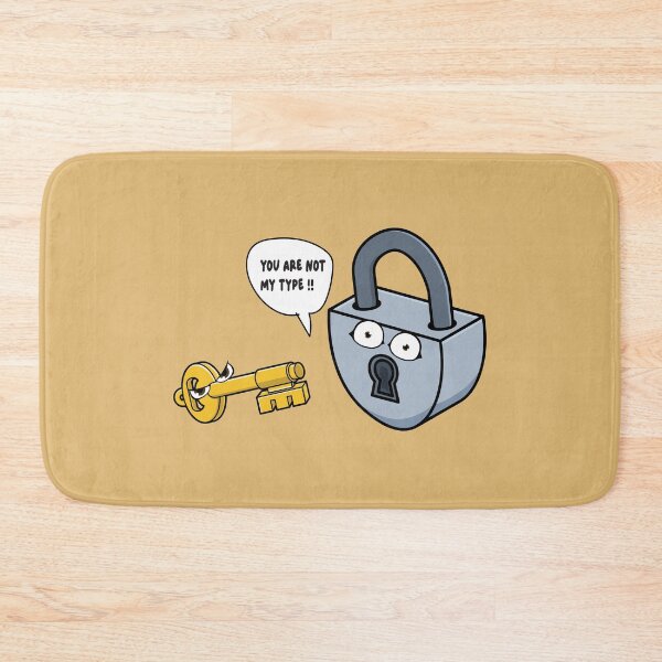 Item preview, Funny key with padlock  designed and sold by Donutlovers.