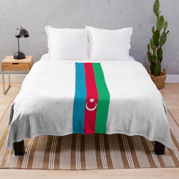 Item preview, Azerbaijan Stripe Flag designed and sold by Candie-Shop.