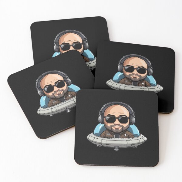 Item preview, Joe Rogan, Pixel Art, UFO, JRE, Fan Art designed and sold by Burn-Ego.