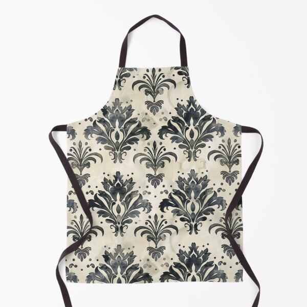 Item preview, WHISPERING WILLOW Watercolor Damask designed and sold by Frenchifique.