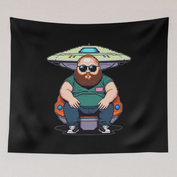 Item preview, Action Bronson, UFO, TV Show, Original Fan Art designed and sold by Burn-Ego.
