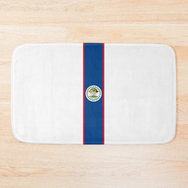 Item preview, Belize Stripe Flag designed and sold by Candie-Shop.