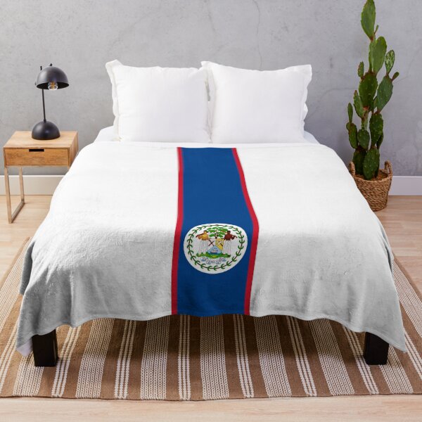 Item preview, Belize Stripe Flag designed and sold by Candie-Shop.