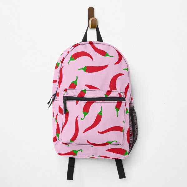 Item preview, Pink Pattern of Red Peppers designed and sold by bymtsef.