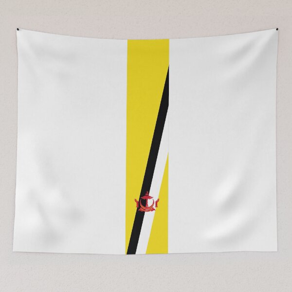 Item preview, Brunei Stripe Flag designed and sold by Candie-Shop.