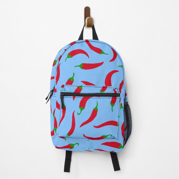 Item preview, Blue Pattern of Red Peppers designed and sold by bymtsef.