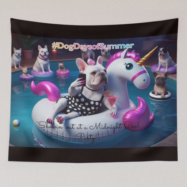 Item preview, French Bulldog Social Media Star Taking Selfie designed and sold by TheDogOnIt.