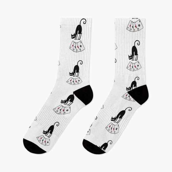 Item preview, Cat Falls in Love with 4 of a Kind Poker Hand designed and sold by GoblinBoutique.