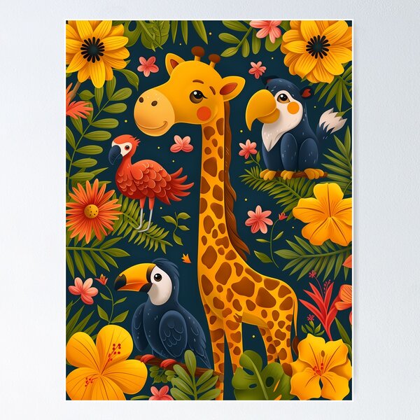 Item preview, Funny Jungle designed and sold by Print2Harbor.