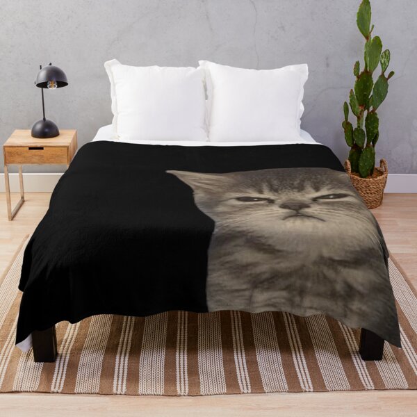 Item preview, sulky mad sad cat meme  designed and sold by maries-shopz.