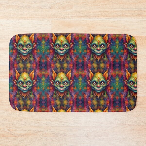Item preview, Little Cute Goblin Critter watercolour splash background designed and sold by FocusedArt.