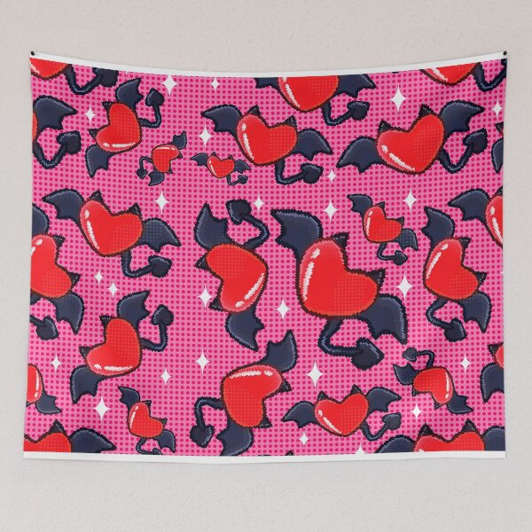Item preview, Devil hearts designed and sold by Artist-in-space.