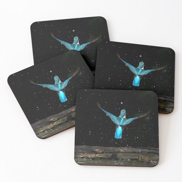 Item preview, Kingfisher rises from the water designed and sold by RedGrouse.