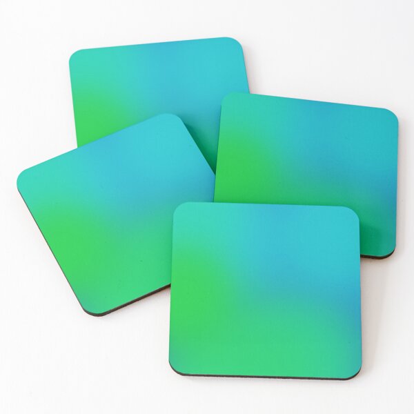 Item preview, Green Teal Eye Catching Color Fade Gradient Palette designed and sold by EvergreenMotifs.