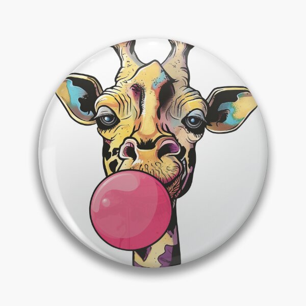 Item preview, Funny Giraffe with Bubble Gum designed and sold by dharanna.