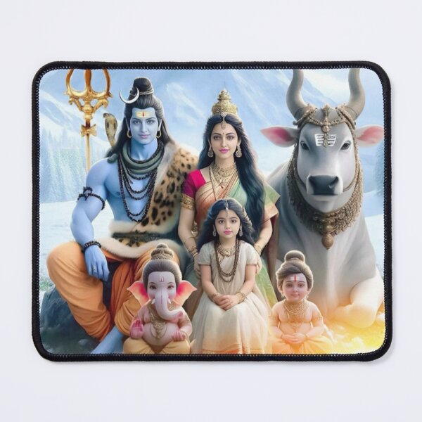 Item preview, Lord Shiva Family blessings  designed and sold by Eshant.