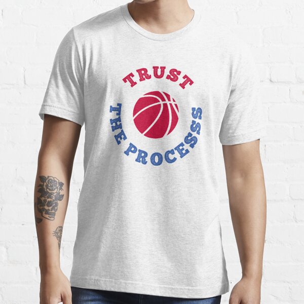 DTB Design Trust The Process Philadelphia 76ers Logo Shirt L / Royal