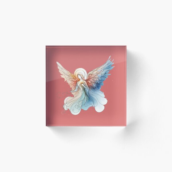 Item preview, Guardian Angel 3D Sketch Art ,   designed and sold by PaintMeWorld.