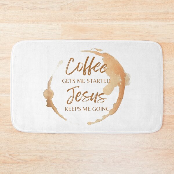 Item preview, Coffee Gets Me Started Coffee Stain designed and sold by Jasmine Sixel.