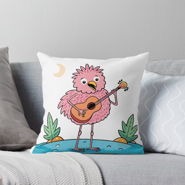 Item preview, Fluffy Flamingo Strumming a Guitar and Singing designed and sold by omerfdln34.