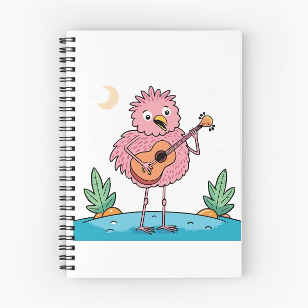 Item preview, Fluffy Flamingo Strumming a Guitar and Singing designed and sold by omerfdln34.