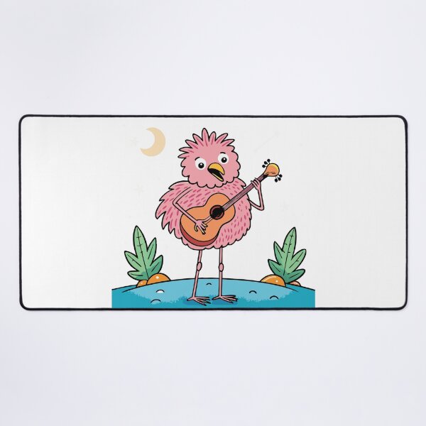 Item preview, Fluffy Flamingo Strumming a Guitar and Singing designed and sold by omerfdln34.