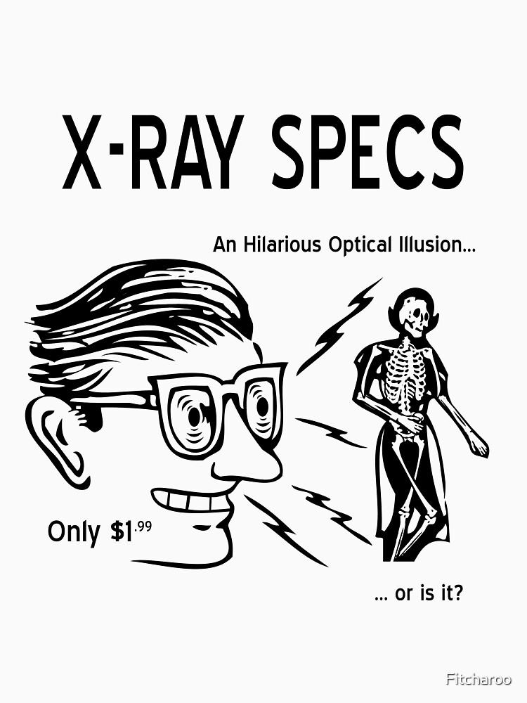 "XRay Specs... The Beauty Within" Tshirt by Fitcharoo Redbubble