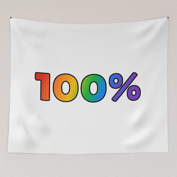 Item preview, 100 percent gay  designed and sold by Inspirationmotivation.