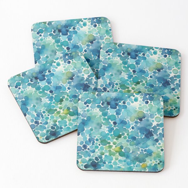 Item preview, Blue spots watercolor pattern designed and sold by Gabriela McDaniel.