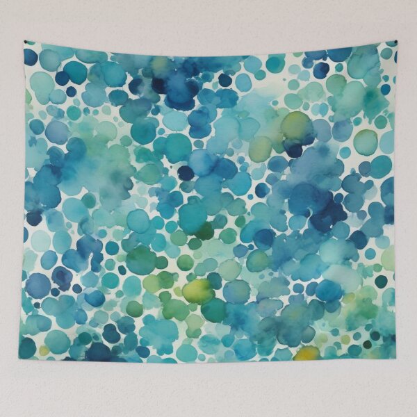 Item preview, Blue spots watercolor pattern designed and sold by Gabriela McDaniel.