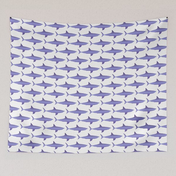 Item preview, Ultraviolet shark design for shark fans and shark lovers designed and sold by jodirm.