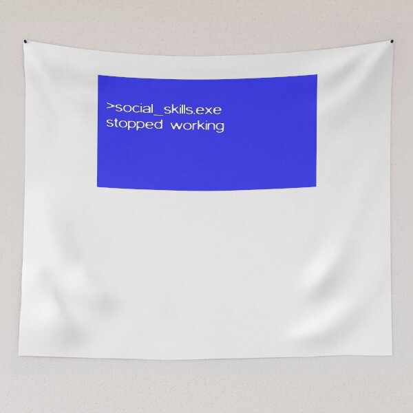 Item preview, social_skills.exe stopped working designed and sold by BritySpear.