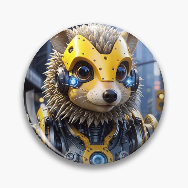 Artikelvorschau, Cooler futuristischer Cyborg-Igel-Killerroboter entworfen und verkauft von TheArtOfPat.