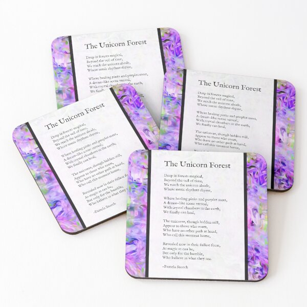 Item preview, The Unicorn Forest Poem designed and sold by Pamela Storch.