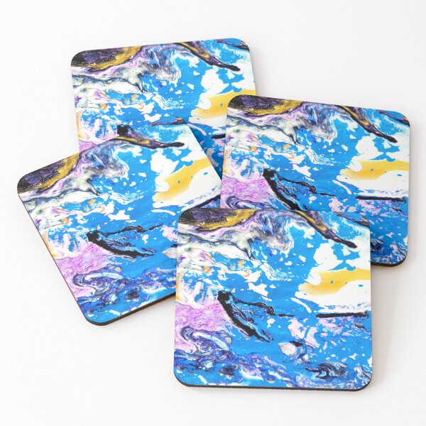 Item preview, Acrylic Pour - Mystic Skies designed and sold by Highlandkings.