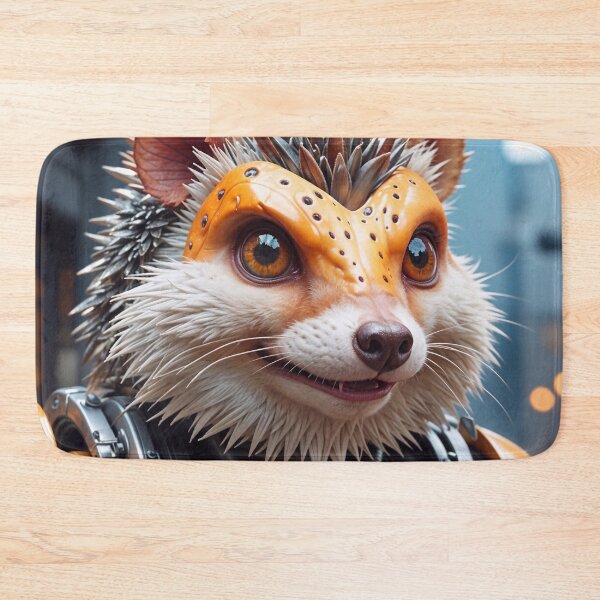 Item preview, Cool Futuristic Cyborg Hedgehog Killer Robot designed and sold by TheArtOfPat.
