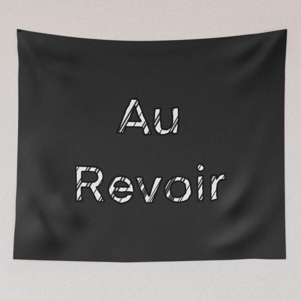 Item preview, Goodbye in French(Au Revoir) designed and sold by Usagicollection.